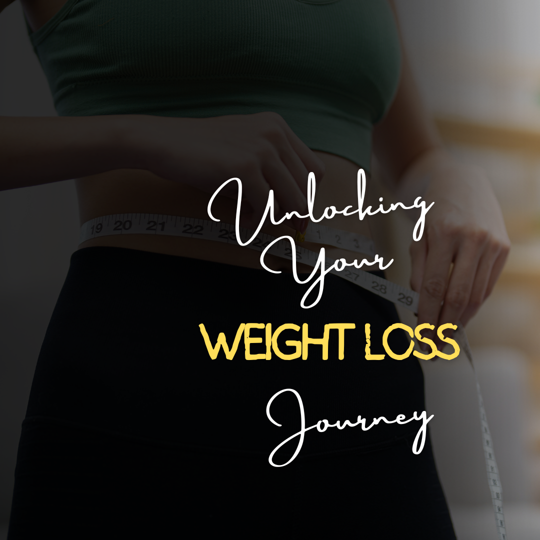 A person holding a key in front of a scale, symbolizing unlocking your weight loss journey