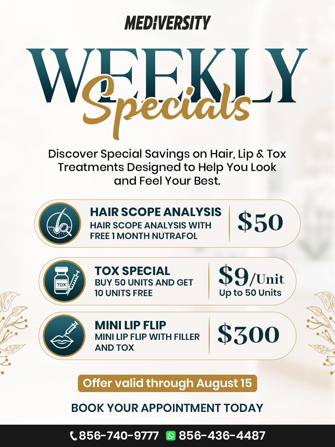 Botox & Lip Flip Specials in Turnersville NJ | Mediversity