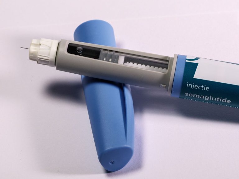 Semaglutide GLP-1 injection pen used in medical weight loss programs at Mediversity, New Jersey