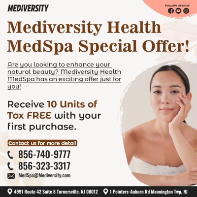 mediversity health spa specials